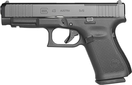 Glock 49 Gen 5 MOS 9mm pistol with 15 round capacity
